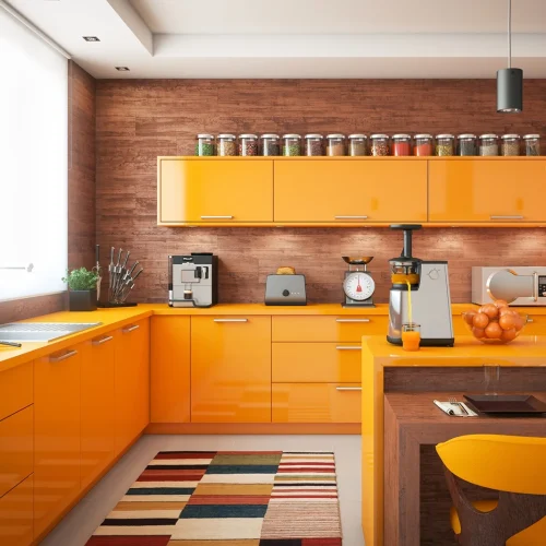 ویژگی رنگ نارنجی در طراحی داخلی
