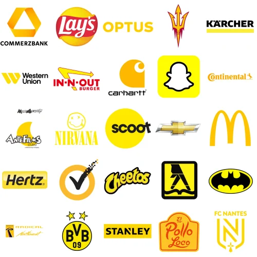رنگ زرد در برندسازی و بازاریابی