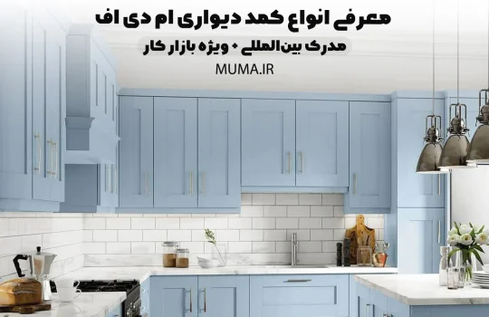 معرفی انواع کمد دیواری MDF